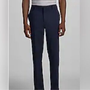 JOS A BANK Men’s Navy Blue Traveler Motion Tailored Fit Chinos